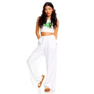 ROXY High Waisted Linen Pants